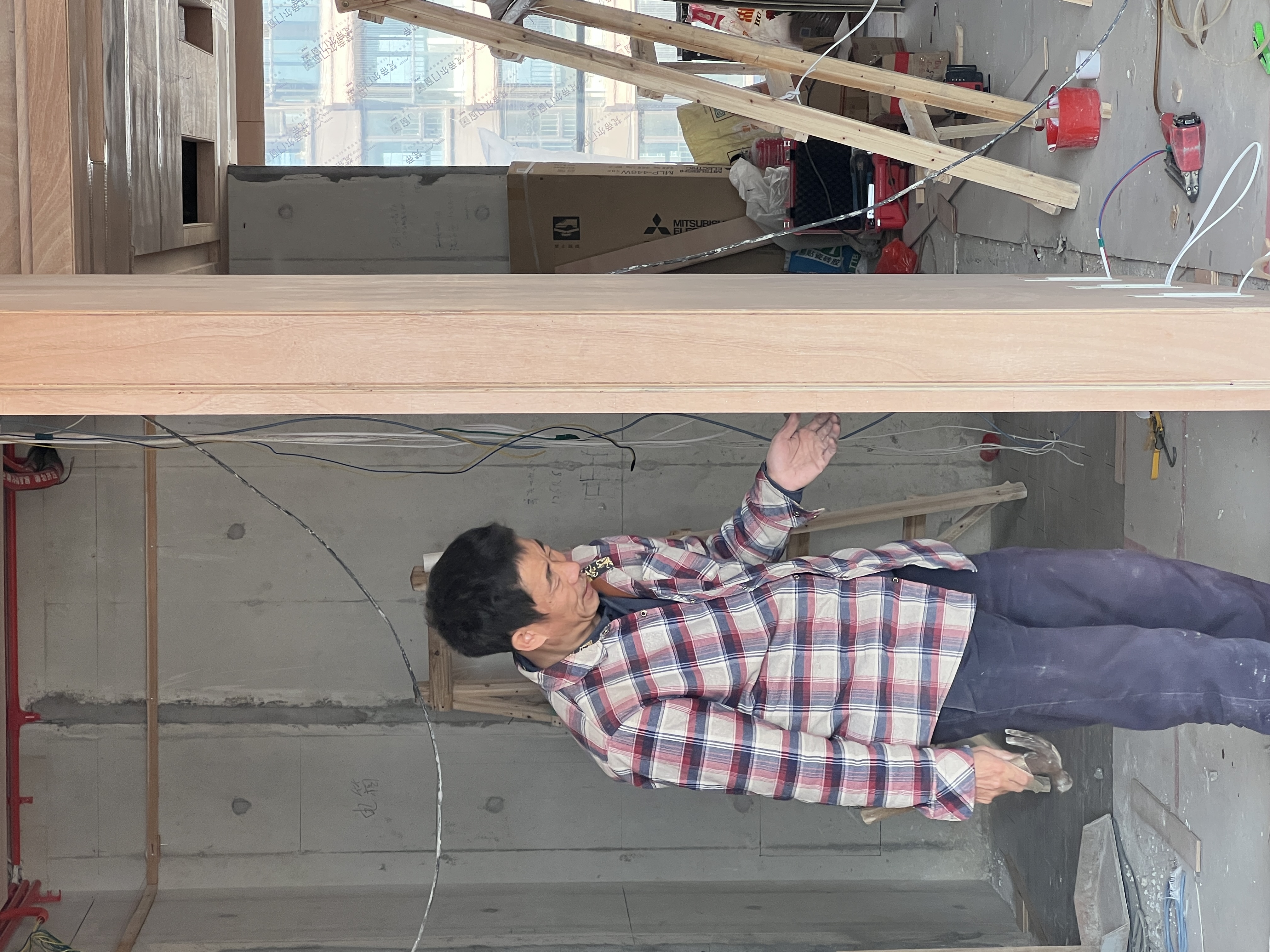普宁翔栩城市公园 木作验收