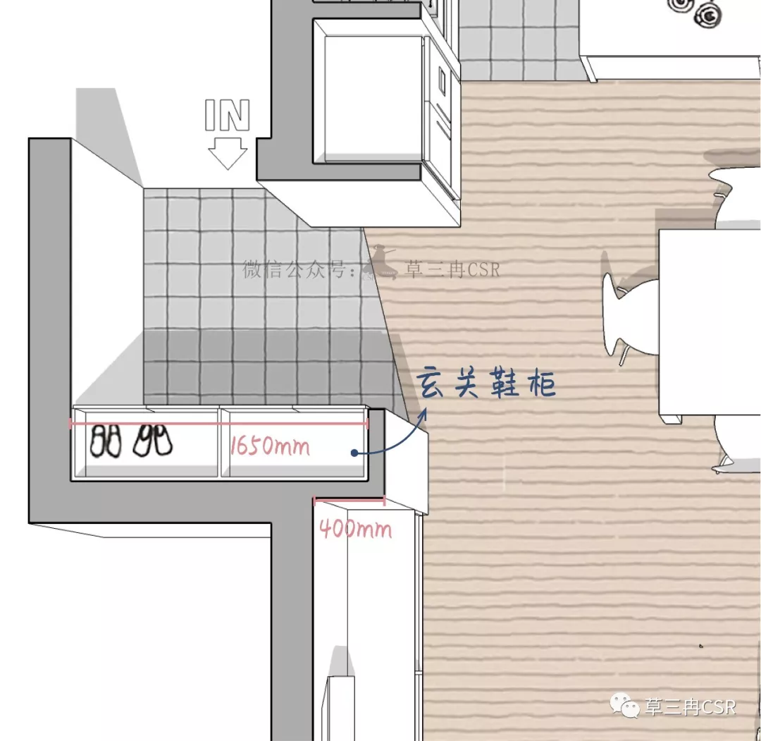 瘦长型卫生间如何打造完美的三分离？ 丨案例改造