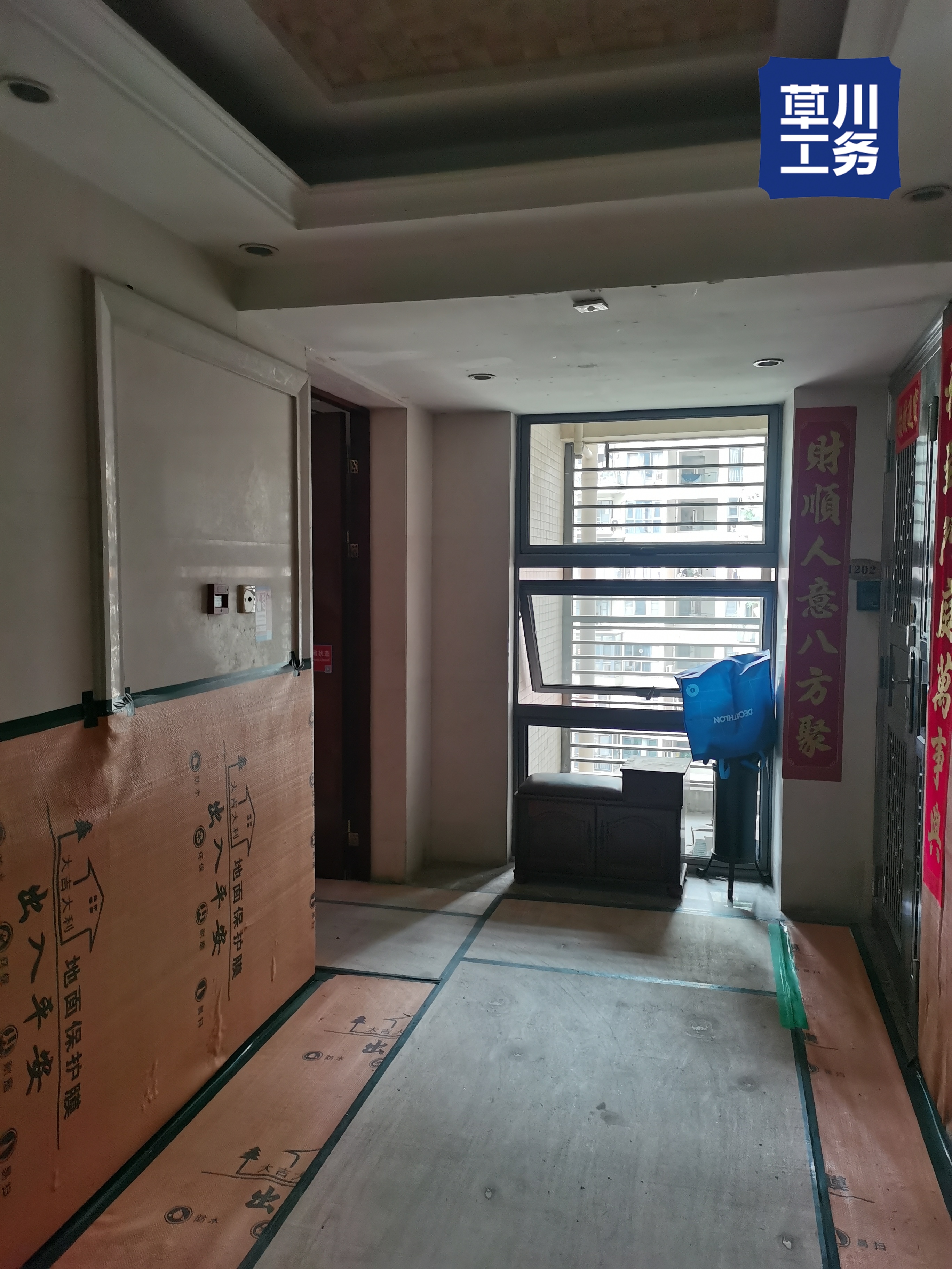 卓越浅水湾 砌筑放线